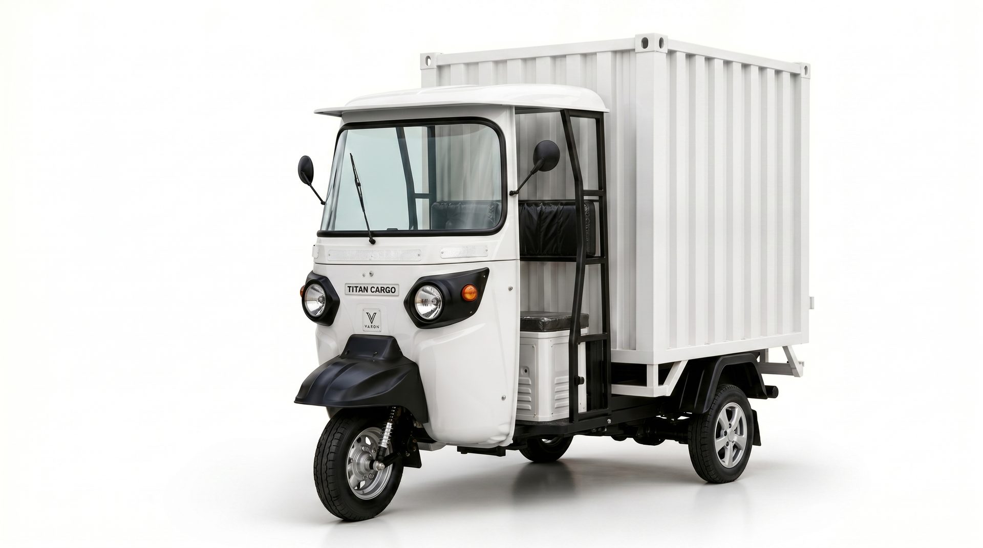 Titan Cargo Closed Cart rear doors open